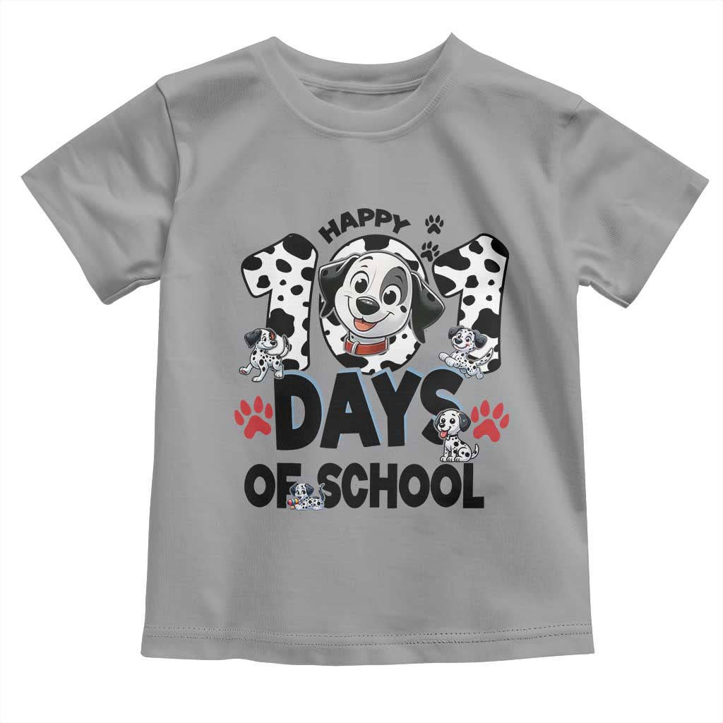 101 Days Of School Dalmatian Dogs Toddler T Shirt Happy 101th Day TS02 Sport Gray Print Your Wear