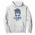 Lions Girl Hoodie Messy Bun Funny Sports Fan Team TS02 White Print Your Wear