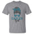 Eagles Girl T Shirt Messy Bun Funny Sports Fan Team TS02 Sport Gray Print Your Wear