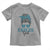 Eagles Girl Toddler T Shirt Messy Bun Funny Sports Fan Team TS02 Sport Gray Print Your Wear