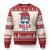 Bills Girl Knit Sweatshirt Messy Bun Funny Sports Fan Team TS02 Red Print Your Wear