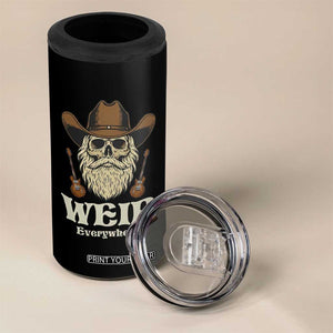 Weir Everywhere Western Skull Guitarist 4 in 1 Can Cooler Tumbler Legendary Musician Memorial Retro Tribute for Fans TS02 Print Your Wear
