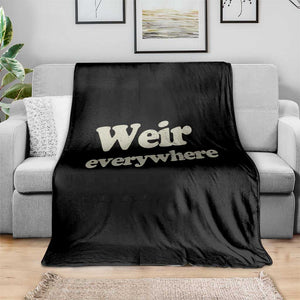 Weir Everywhere Throw Blanket Legendary Musician Memorial Tribute for Fans TS02 Print Your Wear