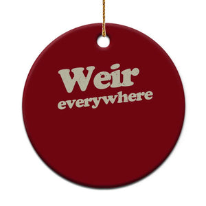 Weir Everywhere Ceramic Ornament Legendary Musician Memorial Tribute for Fans TS02 1pc Red Print Your Wear