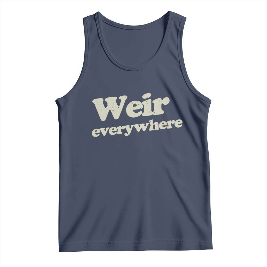 Weir Everywhere Tank Top Legendary Musician Memorial Tribute for Fans TS02 Navy Print Your Wear