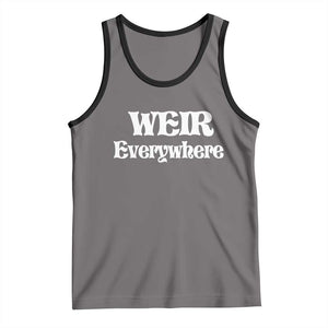 Weir Everywhere Tank Top Legendary Musician Memorial Retro Tribute for Fans TS02 Deep Heather Black Print Your Wear