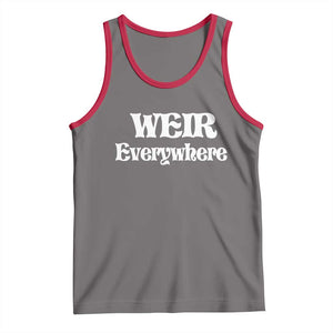 Weir Everywhere Tank Top Legendary Musician Memorial Retro Tribute for Fans TS02 Deep Heather Red Print Your Wear