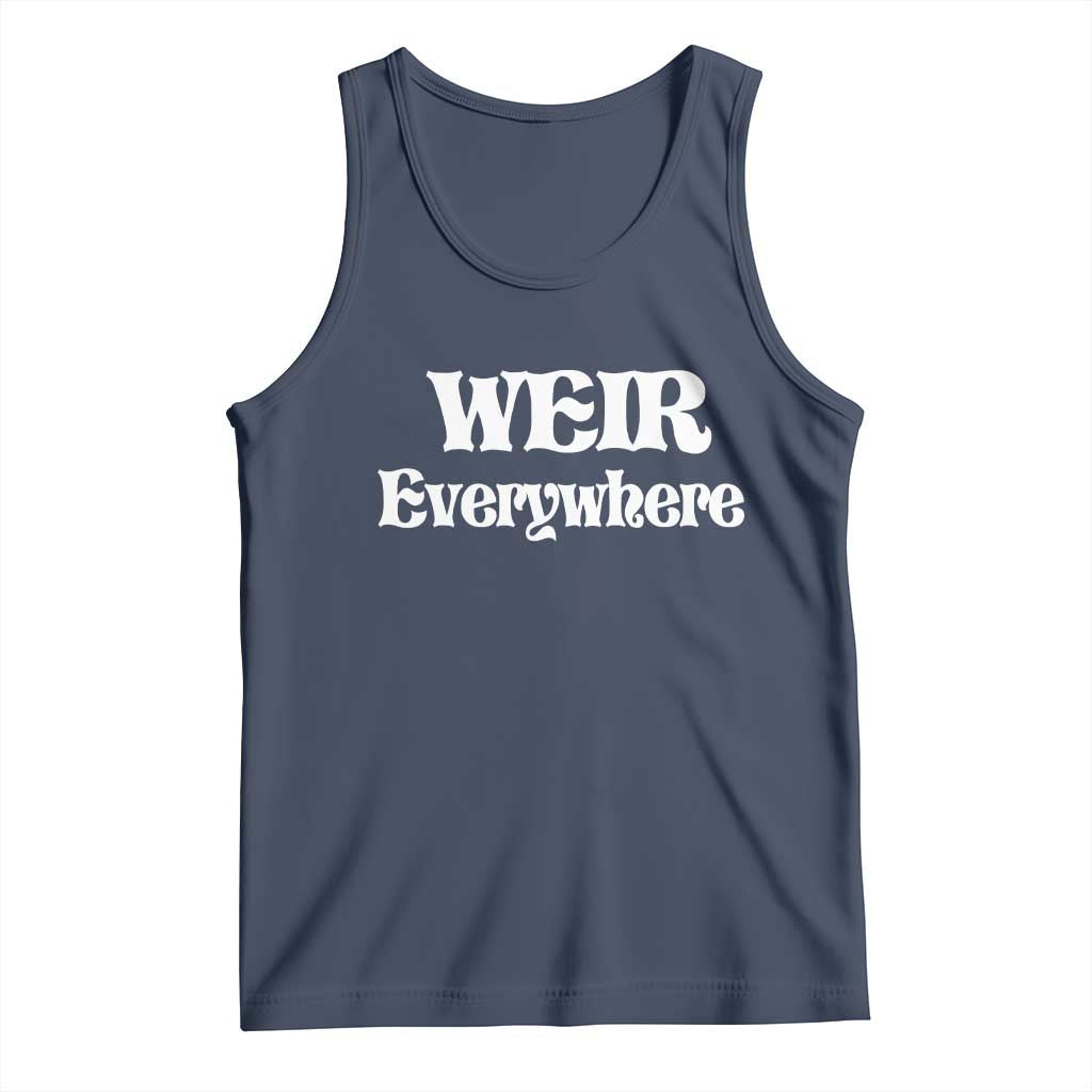 Weir Everywhere Tank Top Legendary Musician Memorial Retro Tribute for Fans TS02 Navy Print Your Wear