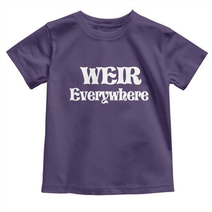 Weir Everywhere Toddler T Shirt Legendary Musician Memorial Retro Tribute for Fans TS02 Purple Print Your Wear