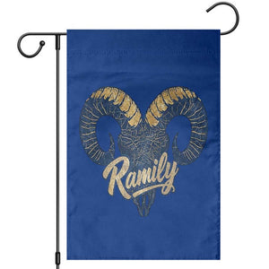 Ramily Bighorn Sheep Skull Ram Lover Vintage Garden Flag TS02 Royal Blue Print Your Wear