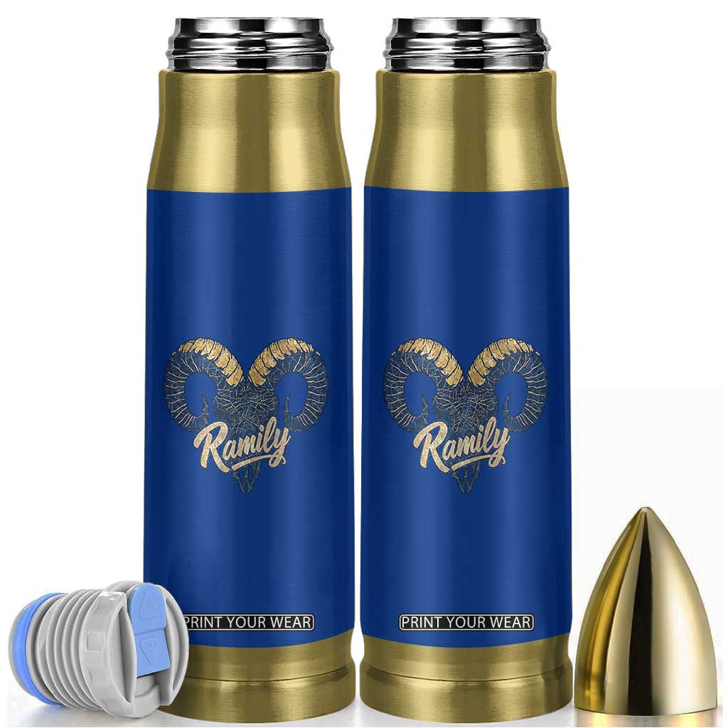 Ramily Bighorn Sheep Skull Ram Lover Vintage Bullet Tumbler TS02 Royal Blue Print Your Wear