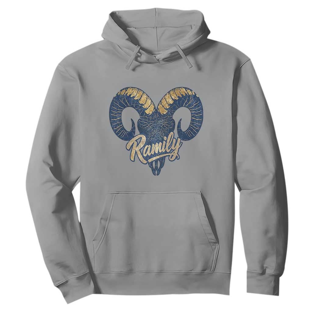 Ramily Bighorn Sheep Skull Ram Lover Vintage Hoodie TS02 Sport Gray Print Your Wear