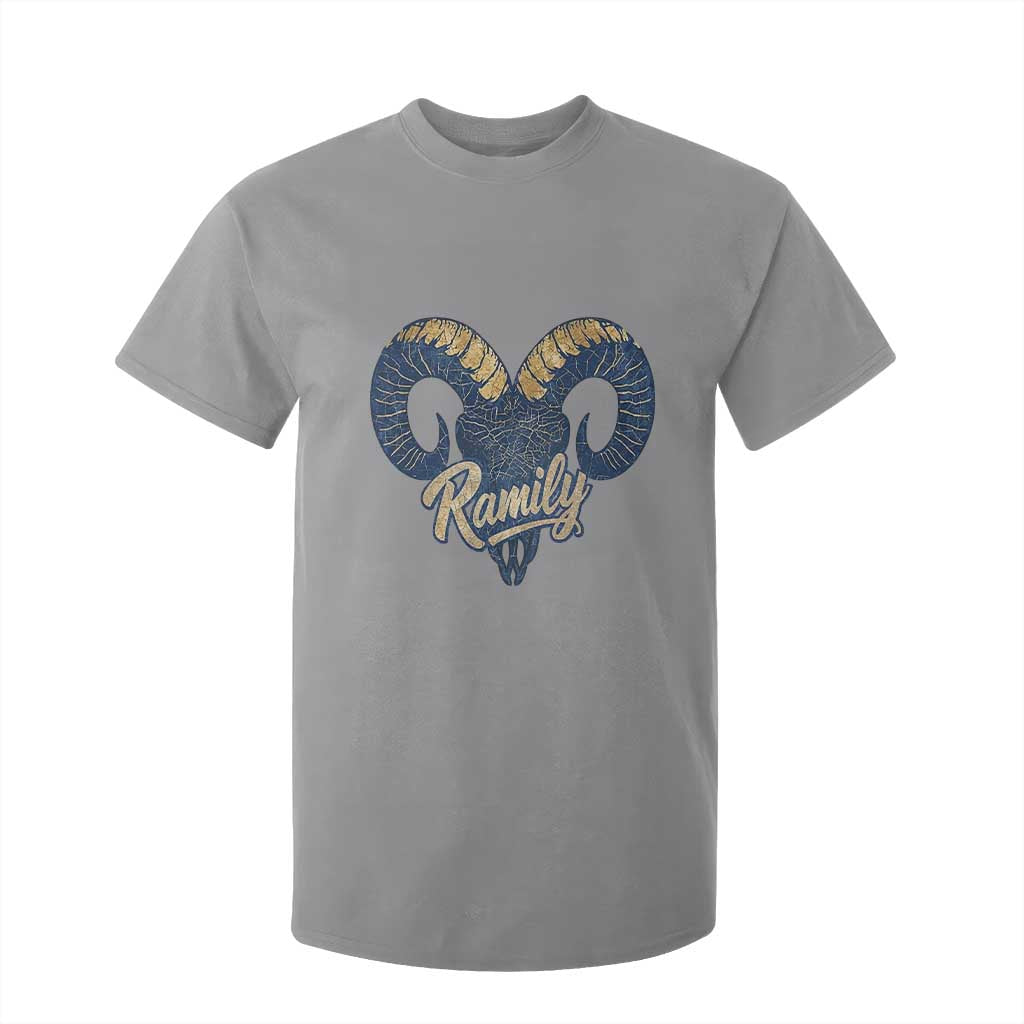 Ramily Bighorn Sheep Skull Ram Lover Vintage T Shirt For Kid TS02 Sport Gray Print Your Wear