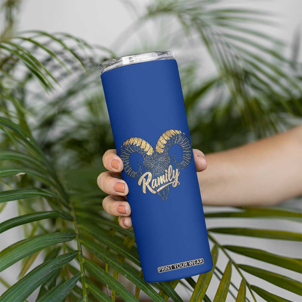 Ramily Bighorn Sheep Skull Ram Lover Vintage Skinny Tumbler TS02 Print Your Wear