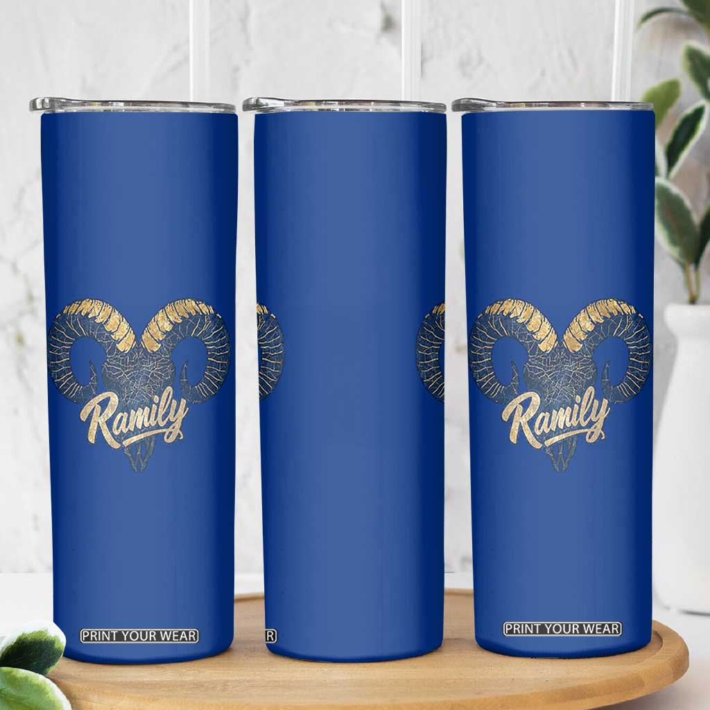 Ramily Bighorn Sheep Skull Ram Lover Vintage Skinny Tumbler TS02 Print Your Wear