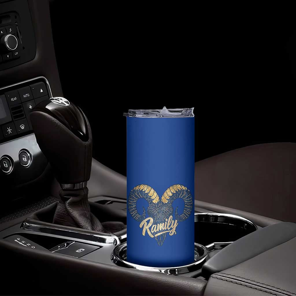 Ramily Bighorn Sheep Skull Ram Lover Vintage Skinny Tumbler TS02 Print Your Wear