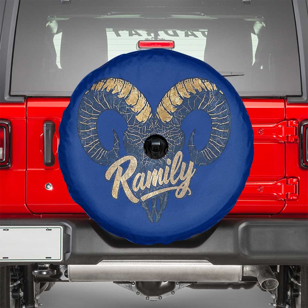Ramily Bighorn Sheep Skull Ram Lover Vintage Spare Tire Cover TS02 Royal Blue Print Your Wear