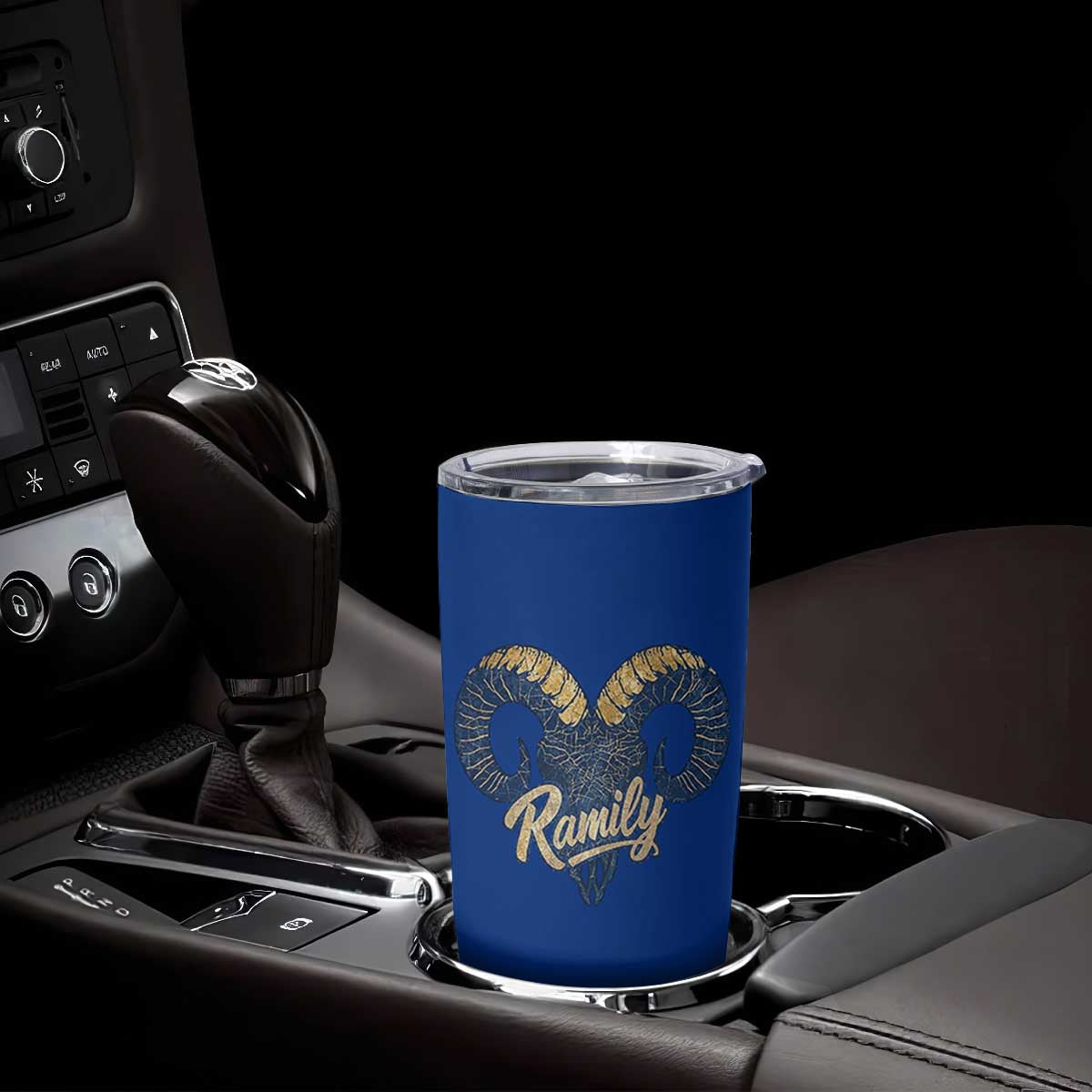 Ramily Bighorn Sheep Skull Ram Lover Vintage Tumbler Cup TS02 Print Your Wear