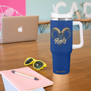 Ramily Bighorn Sheep Skull Ram Lover Vintage Tumbler With Handle TS02 Print Your Wear