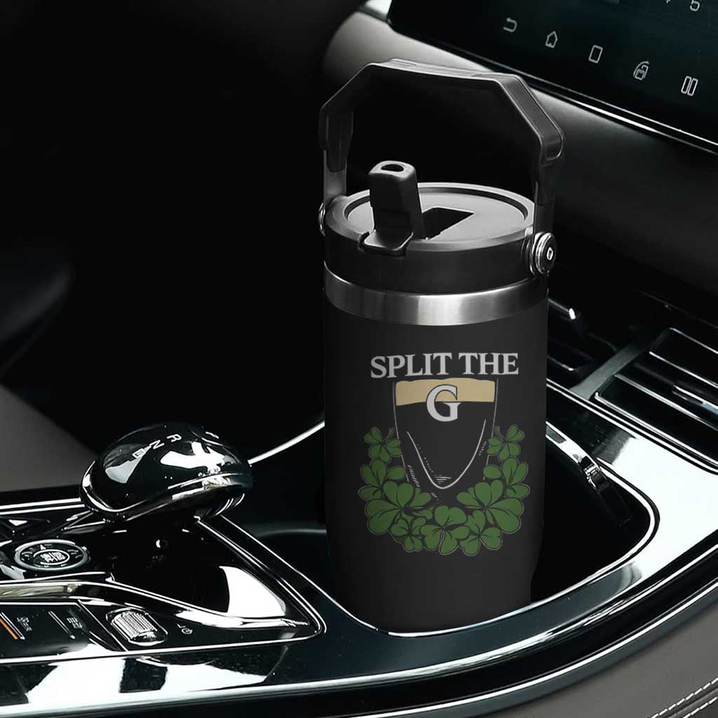 Split the G Funny Irish Stout Beer Drinking Game Flip Straw Tumbler St. Patrick’s Day Shamrocks Pub Crawl Crew TS02 Print Your Wear