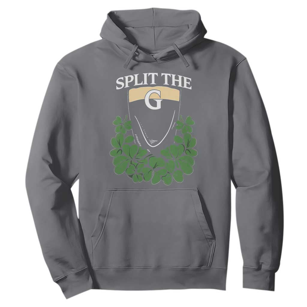 Split the G Funny Irish Stout Beer Drinking Game Hoodie St. Patrick’s Day Shamrocks Pub Crawl Crew TS02 Charcoal Print Your Wear