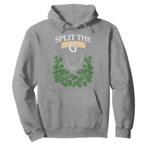 Split the G Funny Irish Stout Beer Drinking Game Hoodie St. Patrick’s Day Shamrocks Pub Crawl Crew TS02 Sport Gray Print Your Wear