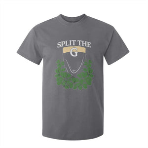 Split the G Funny Irish Stout Beer Drinking Game T Shirt For Kid St. Patrick’s Day Shamrocks Pub Crawl Crew TS02 Charcoal Print Your Wear