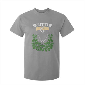 Split the G Funny Irish Stout Beer Drinking Game T Shirt For Kid St. Patrick’s Day Shamrocks Pub Crawl Crew TS02 Sport Gray Print Your Wear