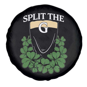 Split the G Funny Irish Stout Beer Drinking Game Spare Tire Cover St. Patrick’s Day Shamrocks Pub Crawl Crew TS02 Print Your Wear