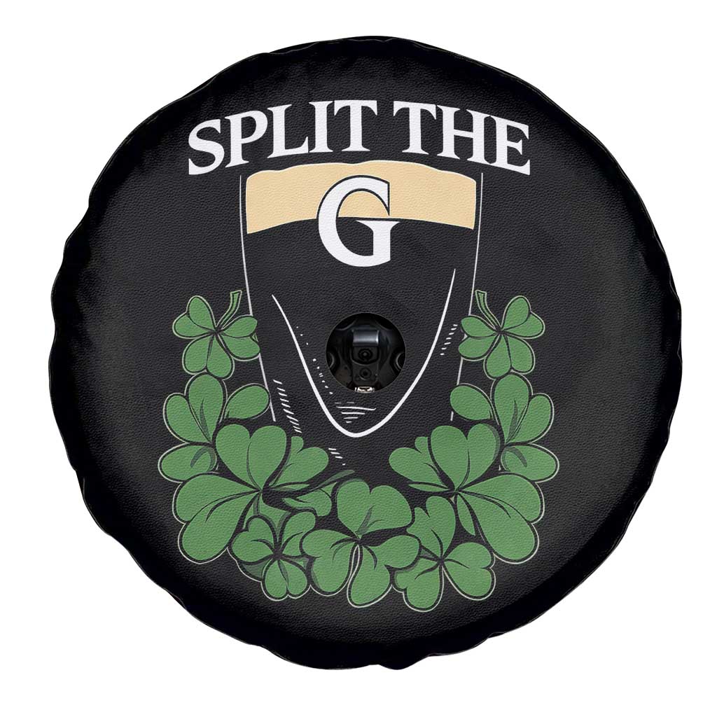 Split the G Funny Irish Stout Beer Drinking Game Spare Tire Cover St. Patrick’s Day Shamrocks Pub Crawl Crew TS02 Print Your Wear