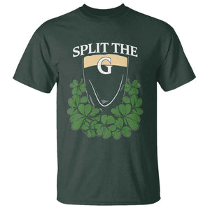 Split the G Funny Irish Stout Beer Drinking Game T Shirt St. Patrick’s Day Shamrocks Pub Crawl Crew TS02 Dark Forest Green Print Your Wear