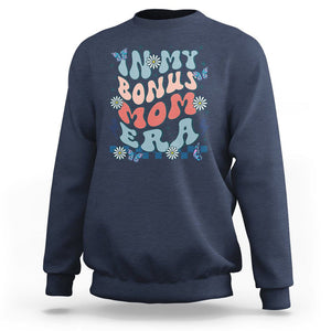 Funny Stepmom Sweatshirt In My Bonus Mom Era TS02 Navy Printyourwear