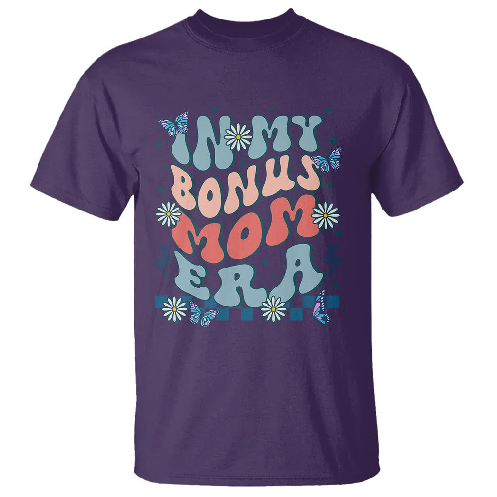 Funny Stepmom T Shirt In My Bonus Mom Era TS02 Purple Printyourwear