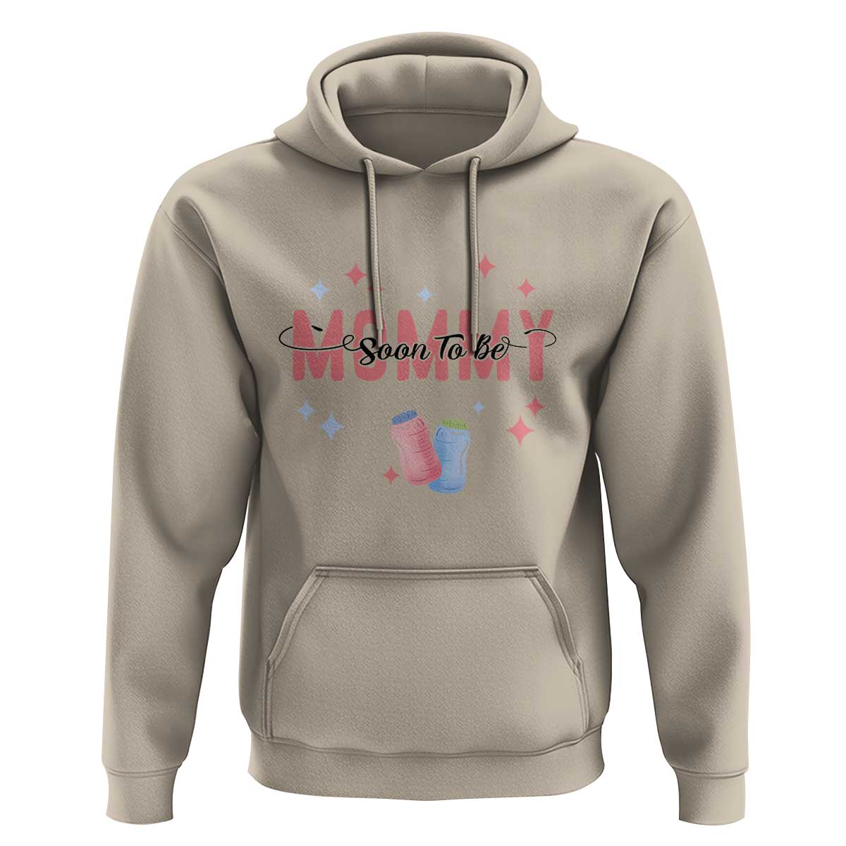 New Mom Hoodie Soon To Be Mommy TS02 Sand Printyourwear