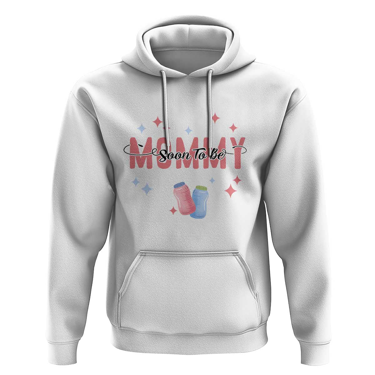New Mom Hoodie Soon To Be Mommy TS02 White Printyourwear