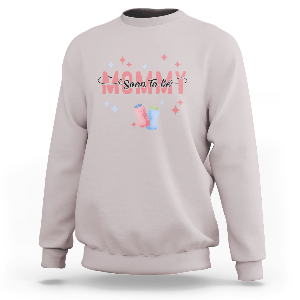 New Mom Sweatshirt Soon To Be Mommy TS02 Ice Gray Printyourwear