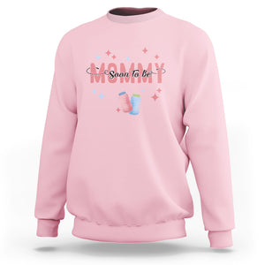 New Mom Sweatshirt Soon To Be Mommy TS02 Light Pink Printyourwear