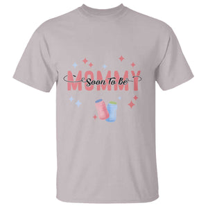 New Mom T Shirt Soon To Be Mommy TS02 Ice Gray Printyourwear
