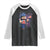 4th of July Gamer Raglan Shirt Uncle Sam Pixels Gaming Celebrate Independence Day TS02 Black White Print Your Wear