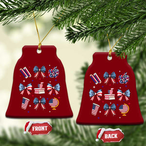 4th of July Teacher Student Ceramic Ornament Patriotic Teaching Learning Retro Coquette TS02 Print Your Wear