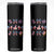 4th of July Teacher Student Skinny Tumbler Patriotic Teaching Learning Retro Coquette TS02 Black Print Your Wear