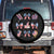 4th of July Teacher Student Spare Tire Cover Patriotic Teaching Learning Retro Coquette TS02 No hole Black Print Your Wear