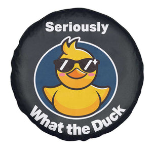 Funny Duck with Sunglasses Spare Tire Cover Seriously What The Duck TS02 Print Your Wear