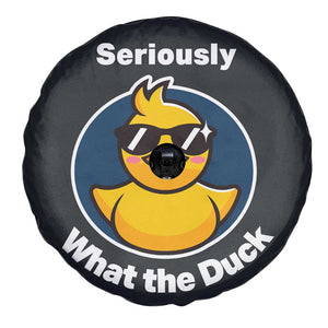 Funny Duck with Sunglasses Spare Tire Cover Seriously What The Duck TS02 Print Your Wear