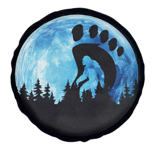 Cool Bigfoot Footprint Spare Tire Cover Sasquatch Full Moon Forest TS02 Print Your Wear