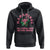 Pink Flamingo Mom Hoodie Mamamingo Like A Normal Mama Just More Fabulous Happy Mother's Day TS02 Black Printyourwear