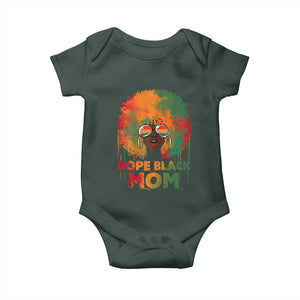 Dope Black Mom Baby Onesie Proud Afro Melanin Woman Mother's Day Gift TS02 Print Your Wear