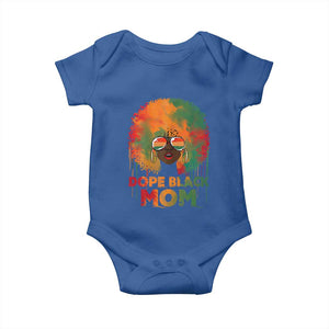 Dope Black Mom Baby Onesie Proud Afro Melanin Woman Mother's Day Gift TS02 Royal Blue Print Your Wear