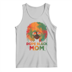 Dope Black Mom Tank Top Proud Afro Melanin Woman Mother's Day Gift TS02 Ash Print Your Wear