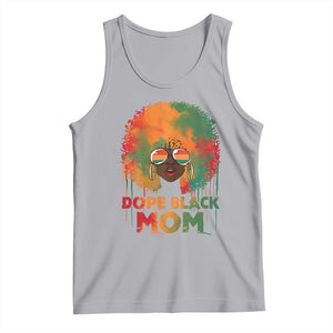 Dope Black Mom Tank Top Proud Afro Melanin Woman Mother's Day Gift TS02 Athletic Heather Print Your Wear